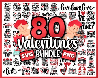 Valentines Day Svg Bundle | Valentines Day Quotes Svg | Love Quotes Svg | Xoxo Svg