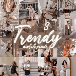 Trendy Lightroom Mobile Presets | Instagram Filters | Moody presets | Bright presets | Brown presets | Portrait presets | Aesthetic presets