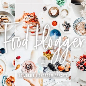 10 Lightroom Presets Food | Food Mobile Presets for Lightroom | Food Presets