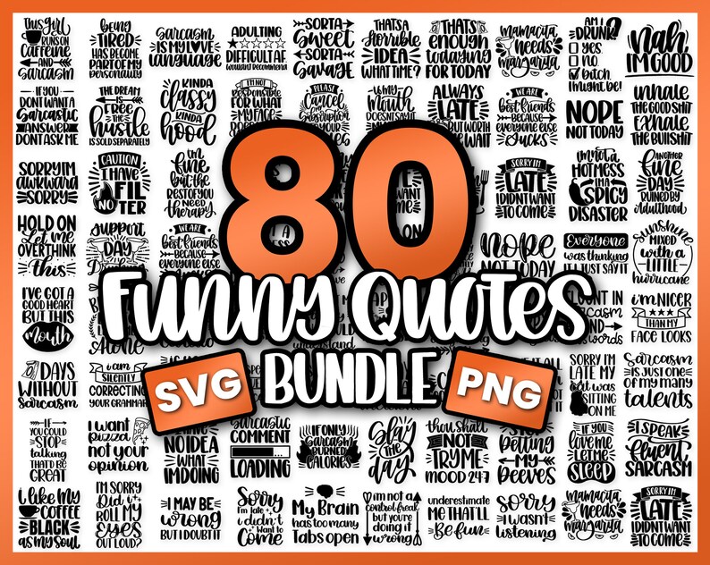 Download Funny Svg Bundle Funny Quotes Svg Sayings Svg Svg files | Etsy
