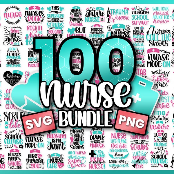 Nurse Svg Bundle | Nursing Svg | Medical svg