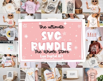 Cały pakiet Svg Shop | Pakiet Svg MEGA | Pliki SVG dla Cricut | Svg dla koszulek | Sylwetka Svg Png | Komercyjne użycie Svg Png | POD Svg