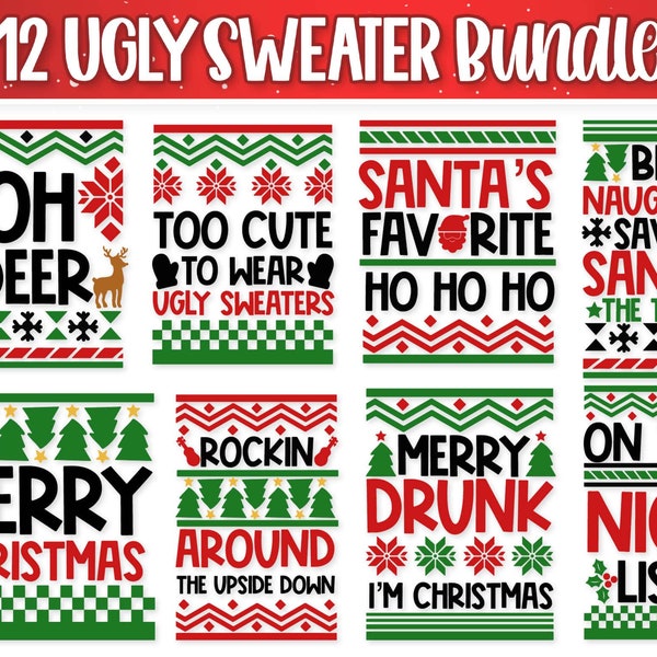 Ugly sweater svg | Christmas Svg | Christmas sweater svg