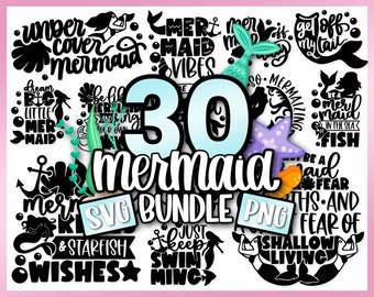 Mermaid Svg Bundle