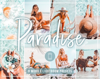 8 Lightroom Mobile-voorinstellingen | Zomervoorinstellingen | Instagram-voorinstellingen | Voorinstellingen voor beïnvloeders | Filters