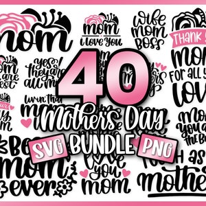 Mother&#39;s Day Svg Bundle | Mom Svg | Mama Svg | Mommy svg