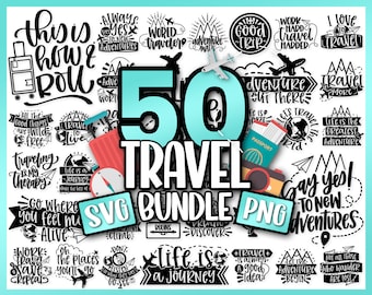 Travel Svg Bundle | Svg Files for cricut | Svg Cut Files