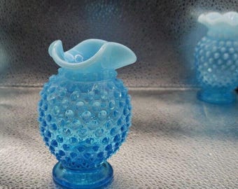 ヴィンテージ フェントン ホブネイル バッドベース：コロニアルブルー