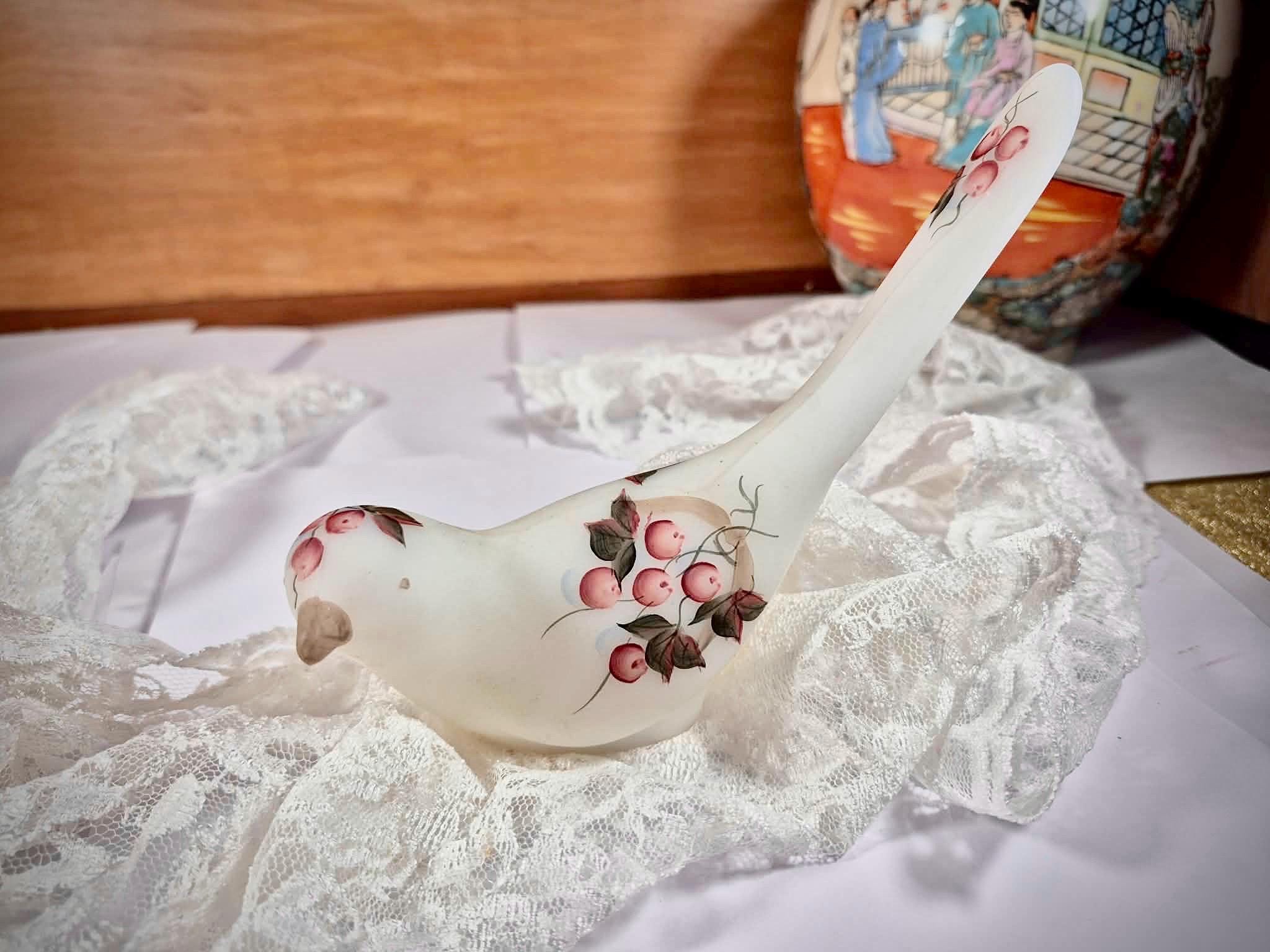 Fenton Birds of Winter - Etsy