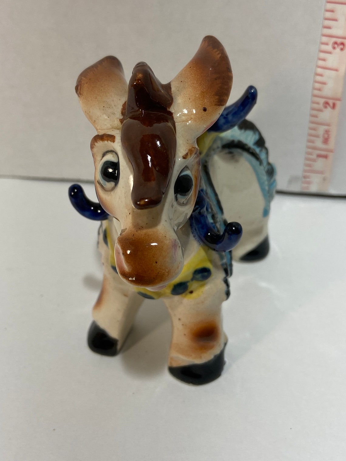 Vintage Donkey Figurine Collectible & Cute Farmhouse Decor Etsy