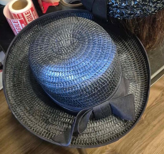 Vintage Hats - Black Velvet Calot or Juliet Hat, … - image 13