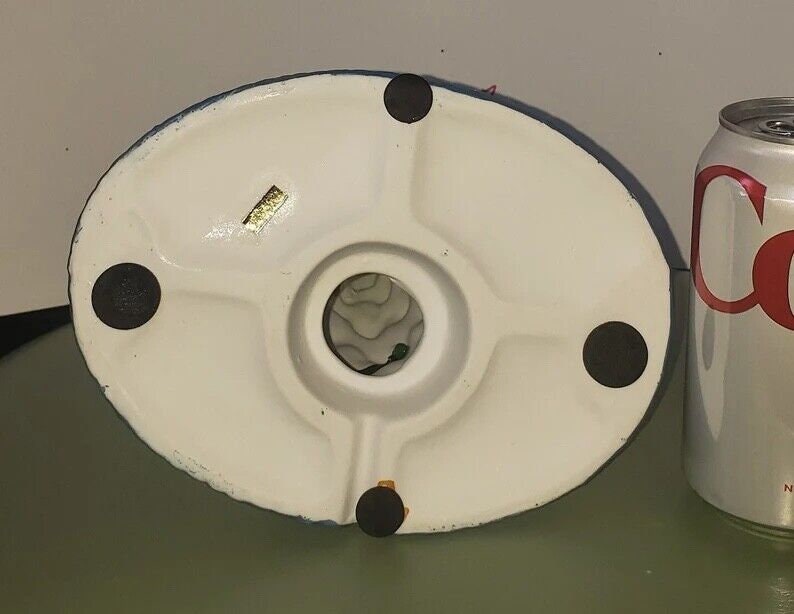 Vintage Ceramic Light up Christmas Tree Ornament With Cute Dog & Cat Etsy