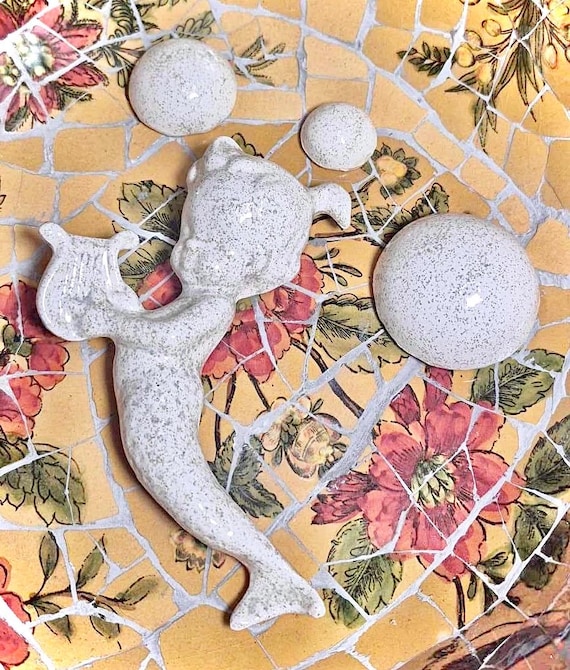 44 ビンテージマーメイドA ウォールデコお里帰り品ジャパン