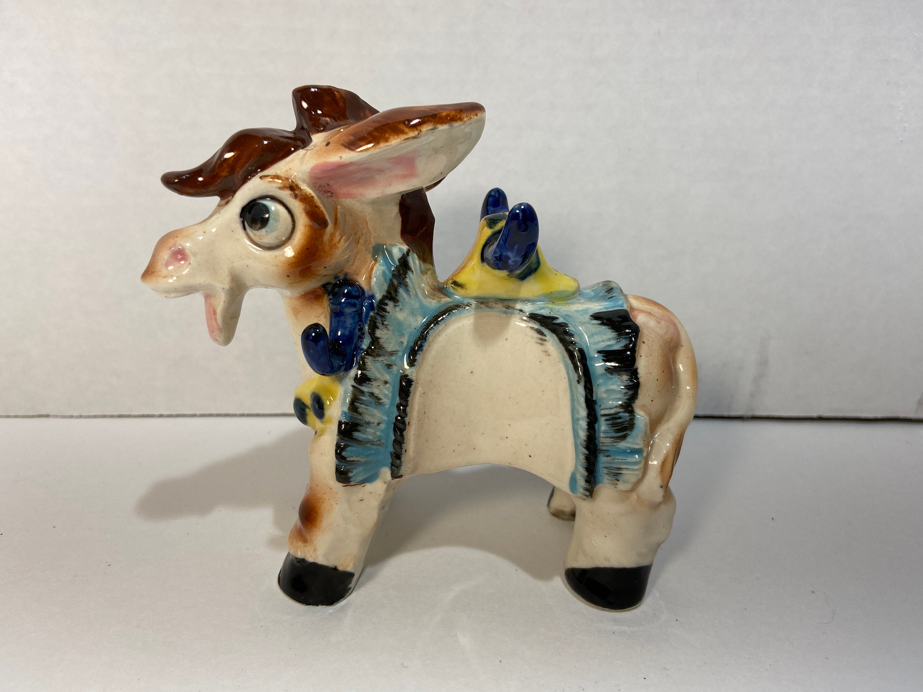 Vintage Donkey Figurine Collectible & Cute Farmhouse Decor Etsy