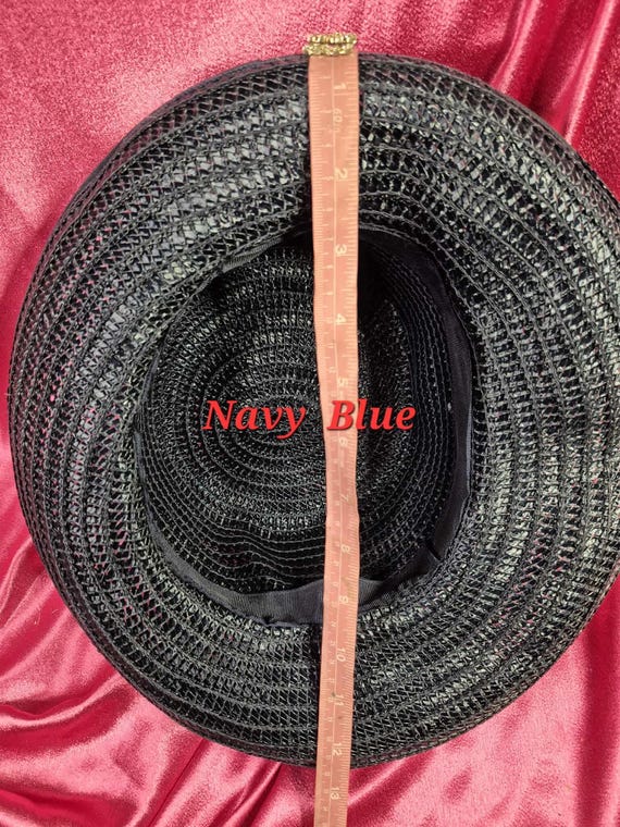 Vintage Hats - Black Velvet Calot or Juliet Hat, … - image 11
