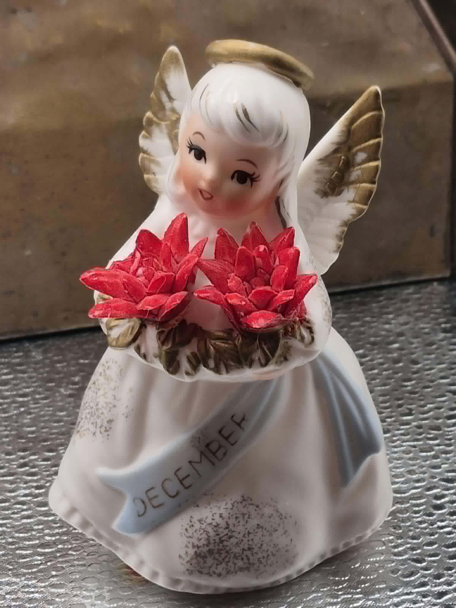 Vintage December Birthday Angel - Etsy