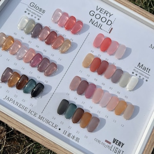 Solid Jelly Color Nails | CHOOSE Your Color | Gloss or Matte | Press On Nails | Fake Nails | Glue On Nails