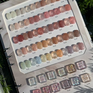 Solid Jelly Color Nails | CHOOSE Your Color | Gloss or Matte | Press On Nails | Fake Nails | Glue On Nails