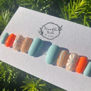 Summer Nails | Press On Nails | Fake Nails | Glue On Nails