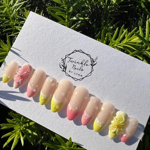 Summer Nails | Press On Nails | Fake Nails | Glue On Nails