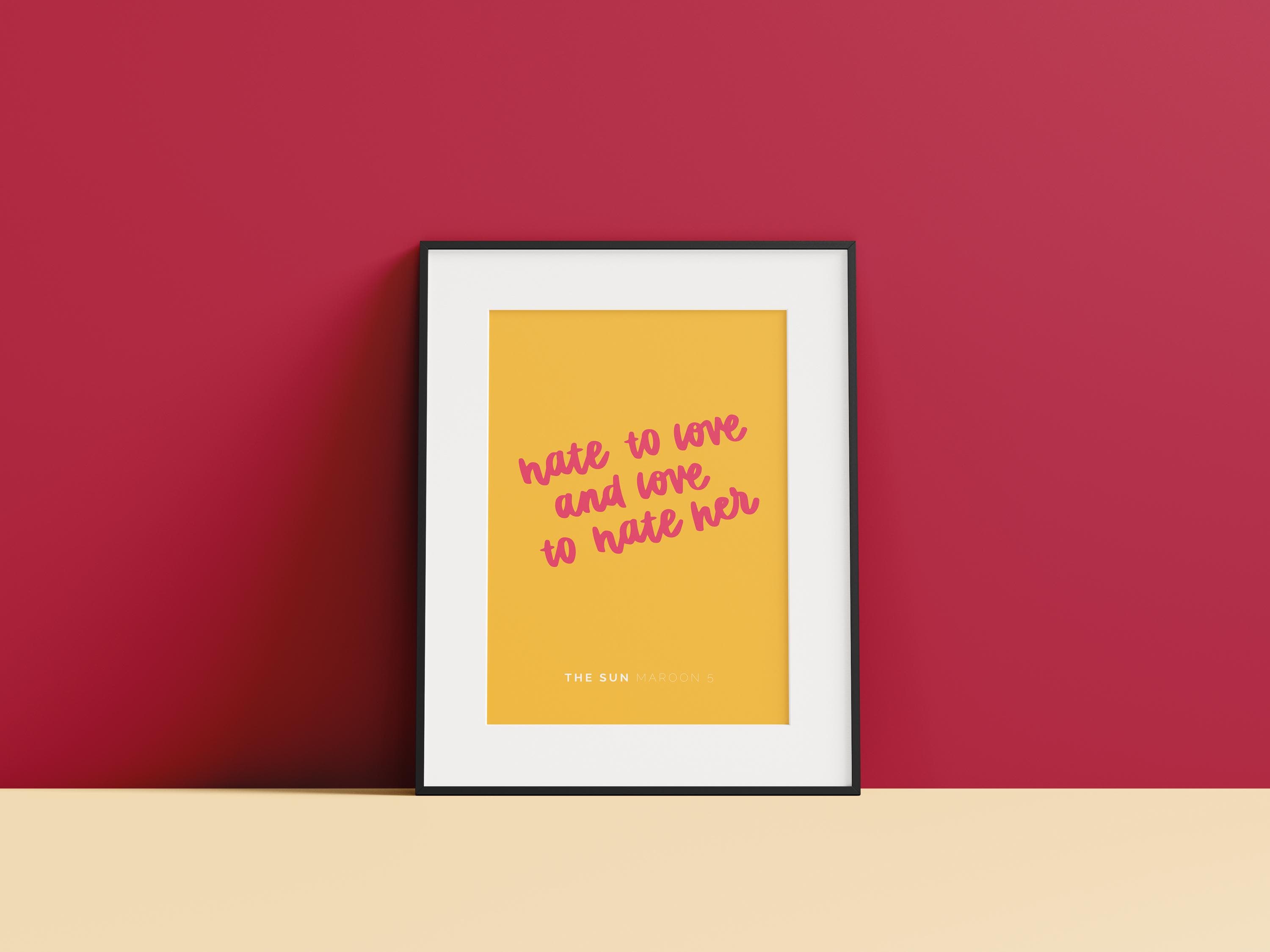 Maroon5 Poster - Etsy