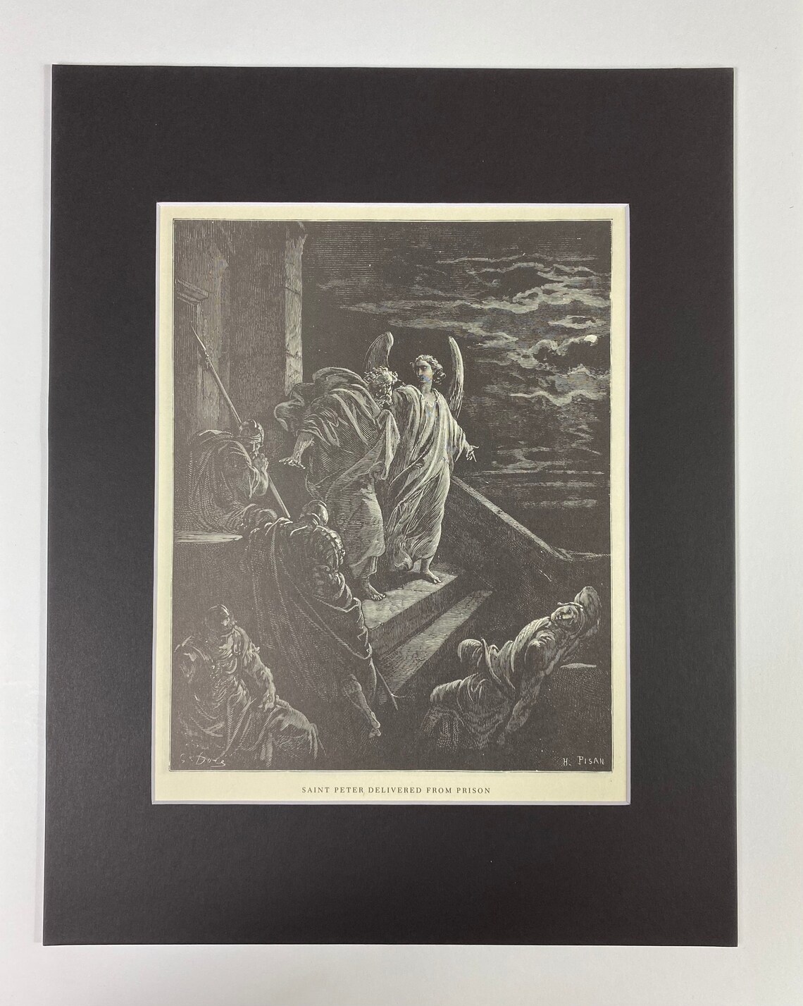 Saint Peter Delivered From Prison by Gustave Dore Etching - Etsy UK