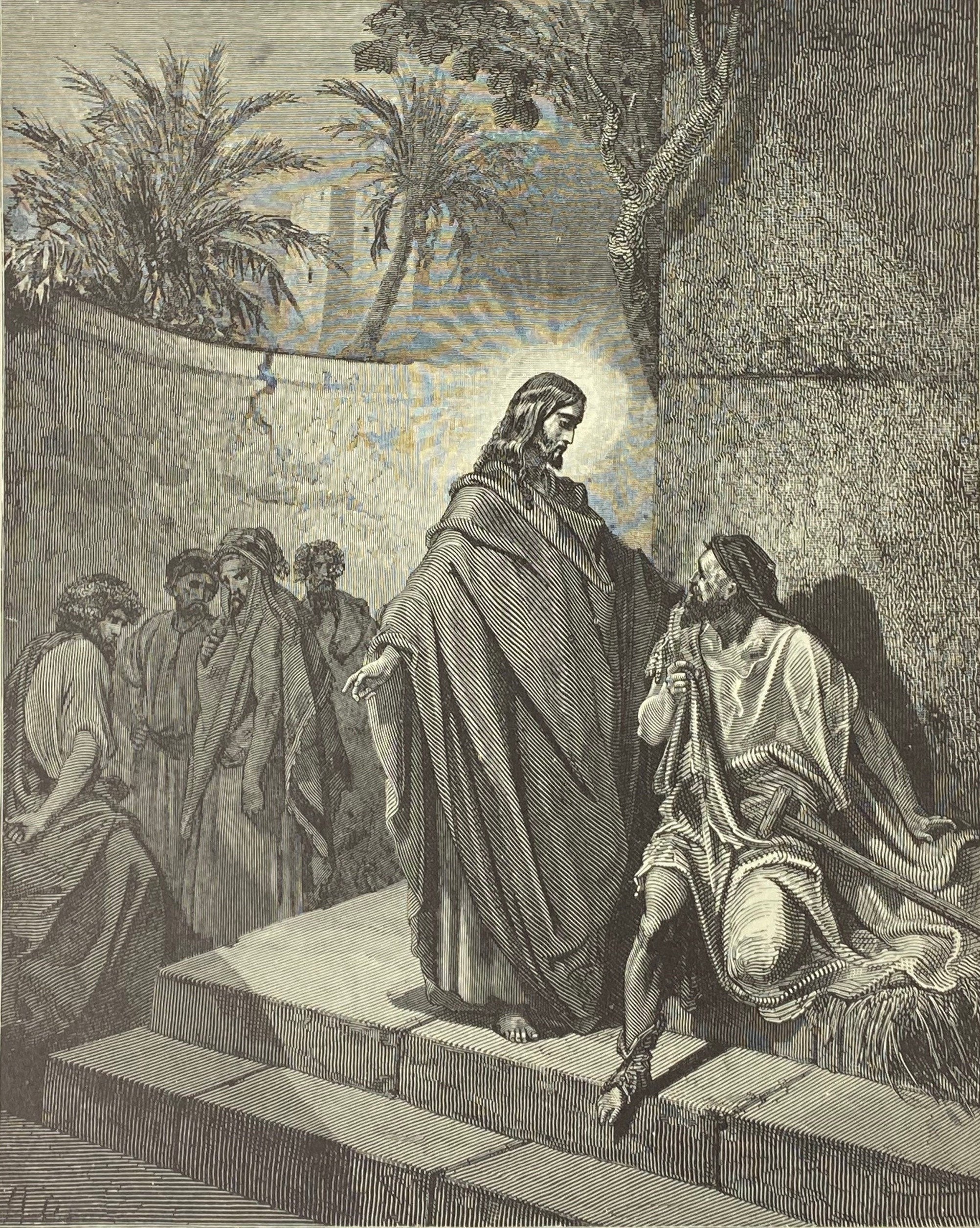 Jesus Healing the Sick Man of the Palsy by Gustave Dore - Etsy UK