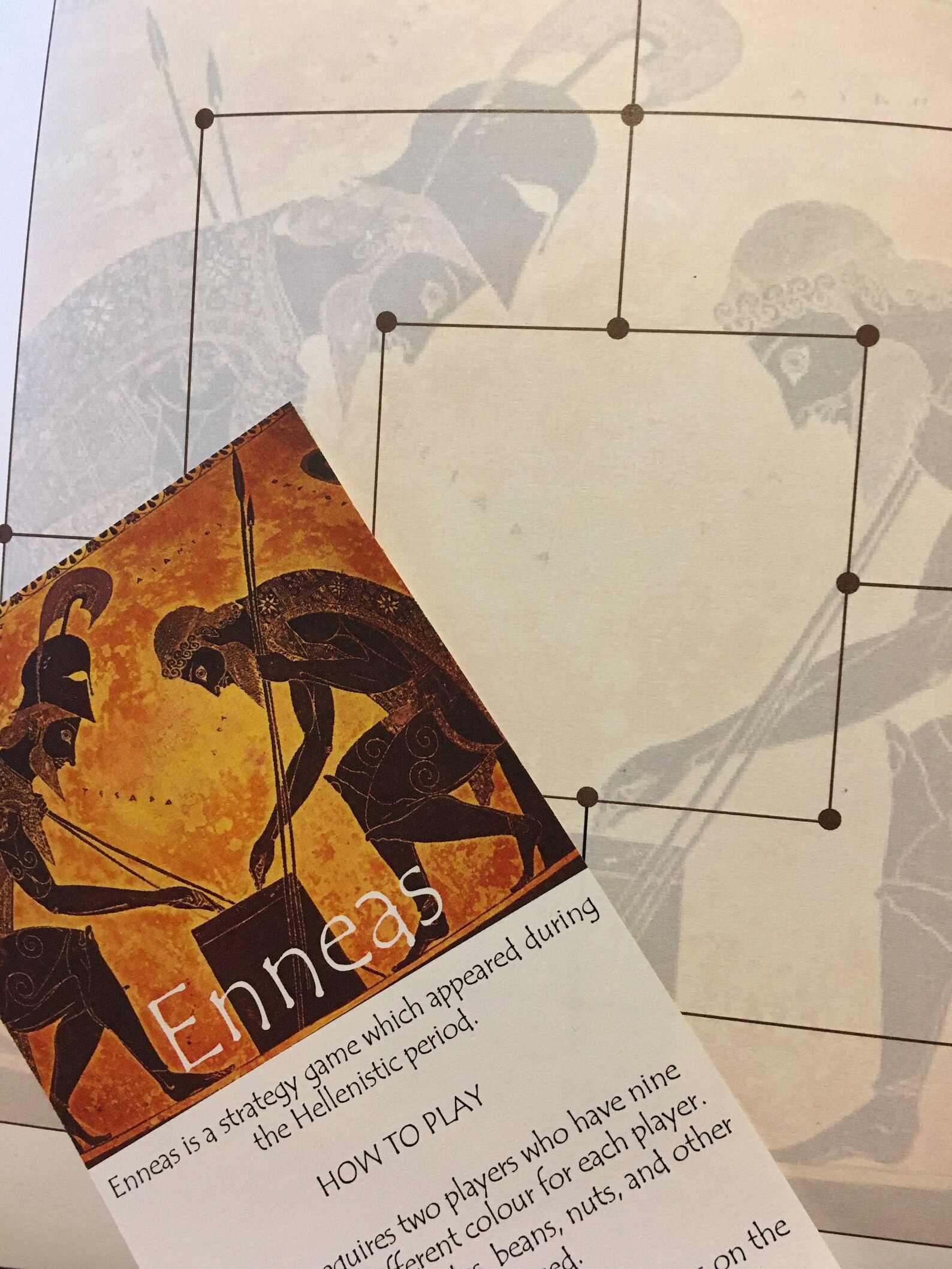 Ancient Greek board game Enneas Etsy