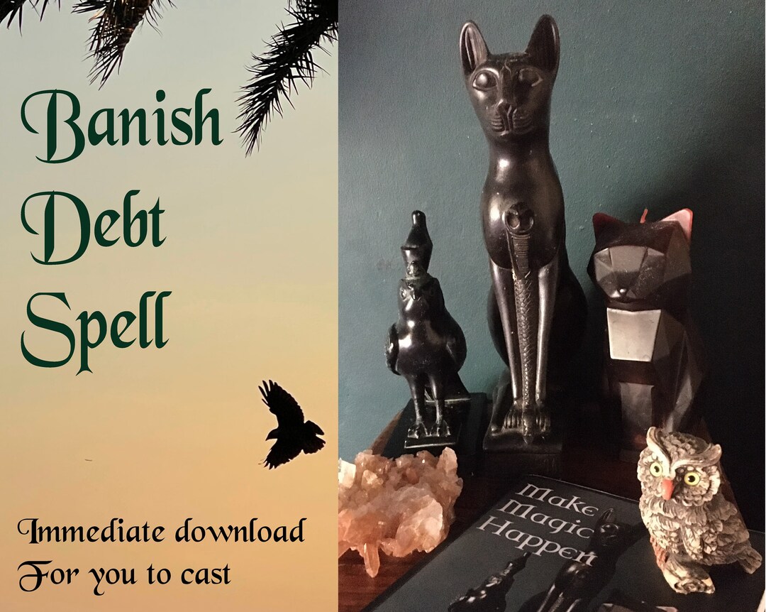 Banish Debt Spell Printable DIY Immediate Download - Etsy