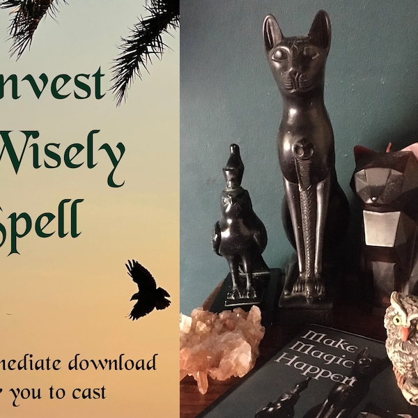 Wise investments spell – Printable DIY – Immediate download