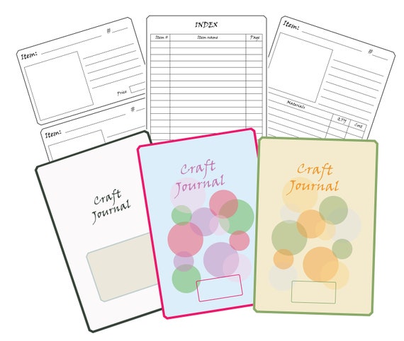 Craft Journal Printable DIY | Etsy