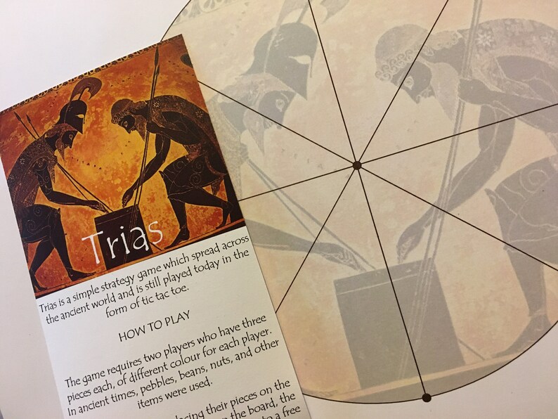 TRIAS Ancient Greek Board Game Printable Etsy