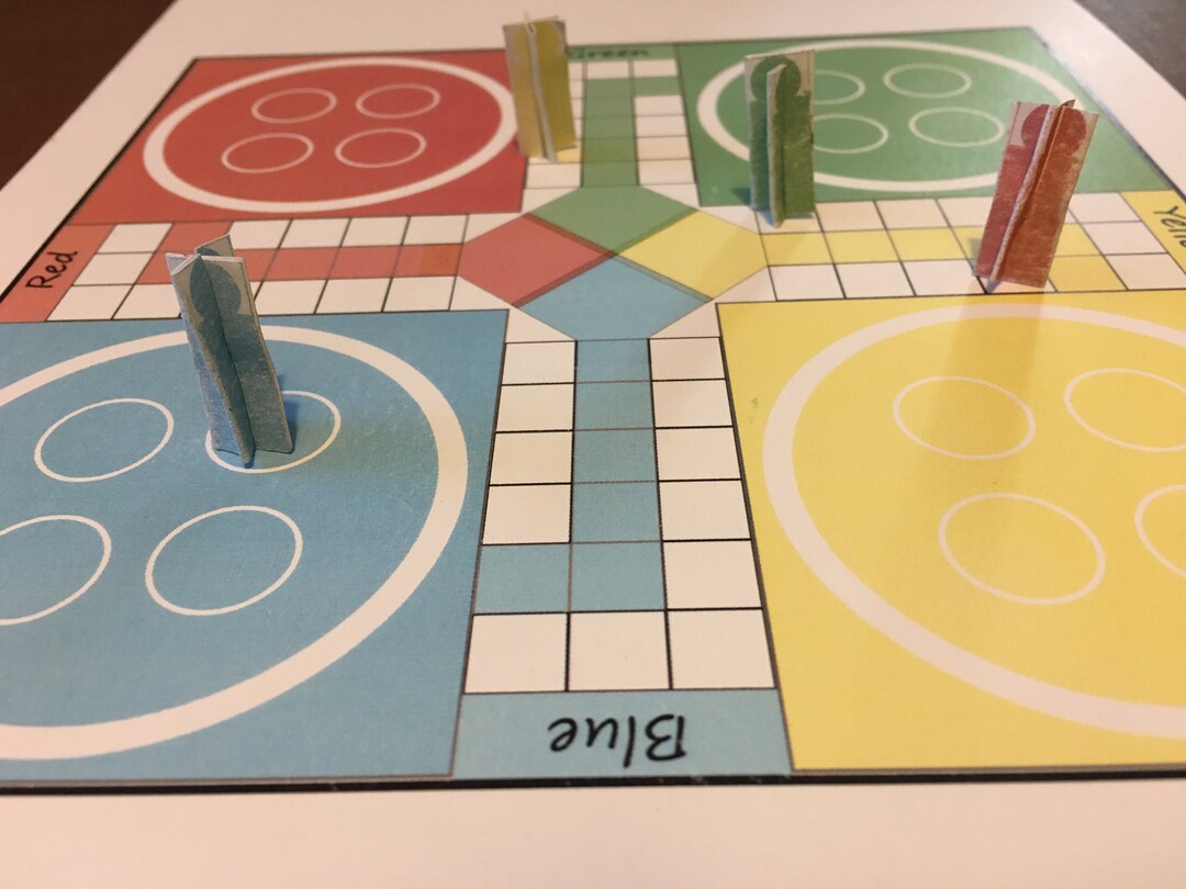 Ludo Game Printable - Etsy
