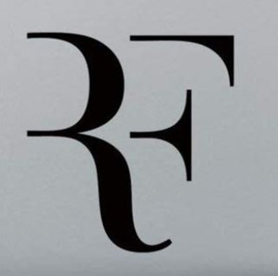 HavenSticks (2 Set) Roger Federer Decal Sticker Latop, Car, Truck  Black 4
