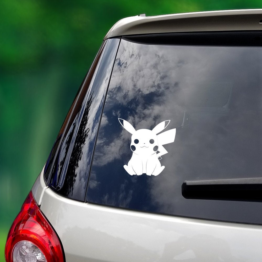 Cute Pikachu Peeking Vinyl Decal Stickers Anime Pokemon Go Cute Pikachu Peeking Vinyl Decal Stickers Anime Pokemon Go