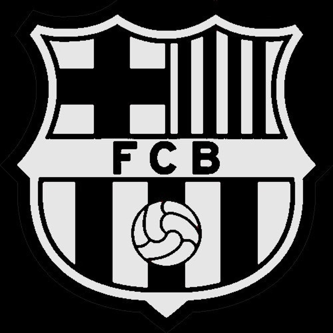 FC BARCELONA Logo Premium DieCut Vinyl Decal Sticker for Etsy