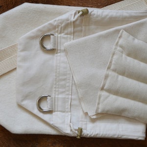 Organic Cotton Castor Oil Pack & Flaxseed Heat Pad-Cotton Flannel Inserts-now with sewn sides Made in Maine image 3