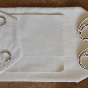 Organic Cotton Castor Oil Pack & Flaxseed Heat Pad-Cotton Flannel Inserts-now with sewn sides Made in Maine image 2