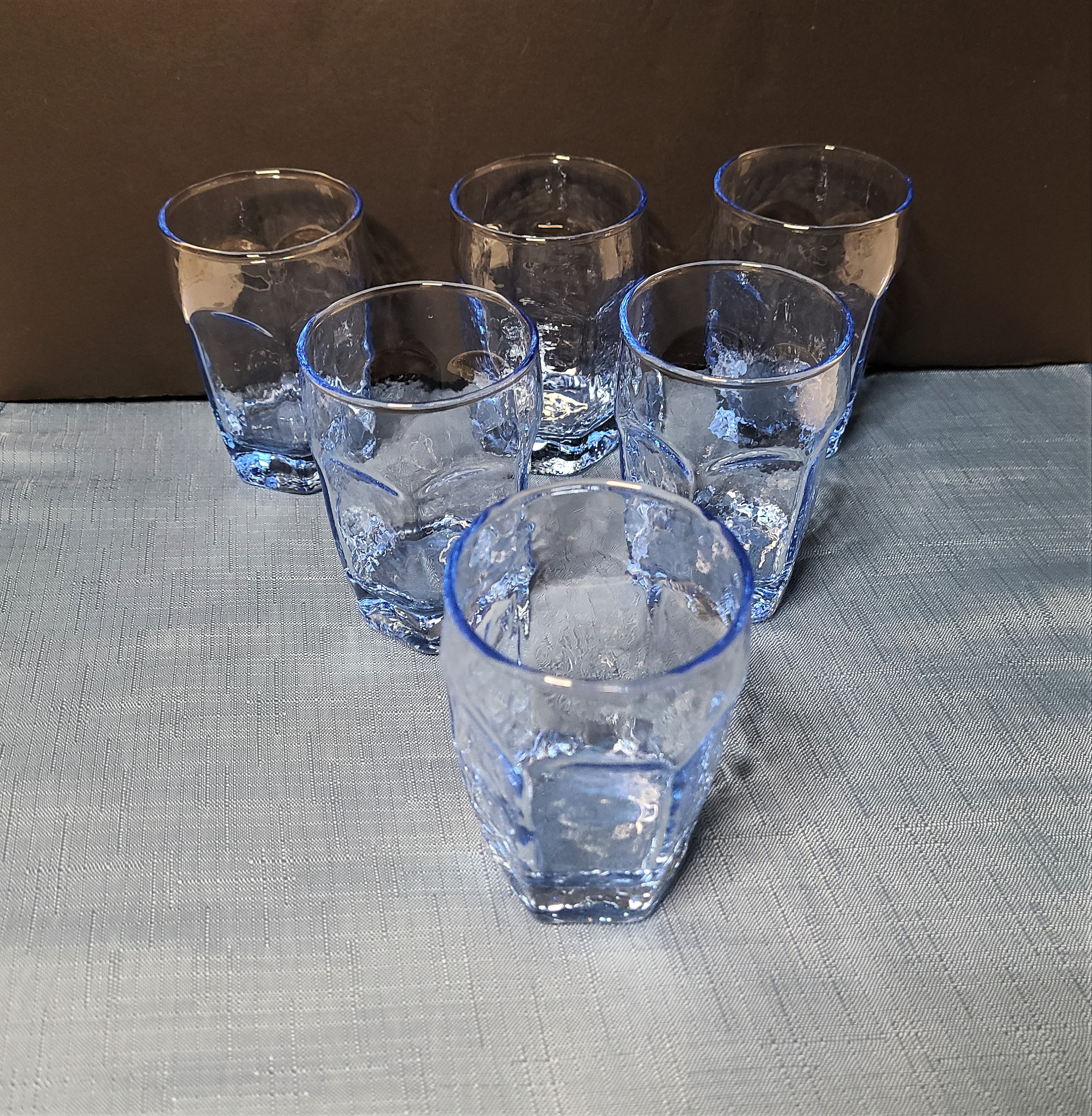 Libbey 4 oz. Juice Glasses Set of 6 in Chivalry Blue Patterned Etsy