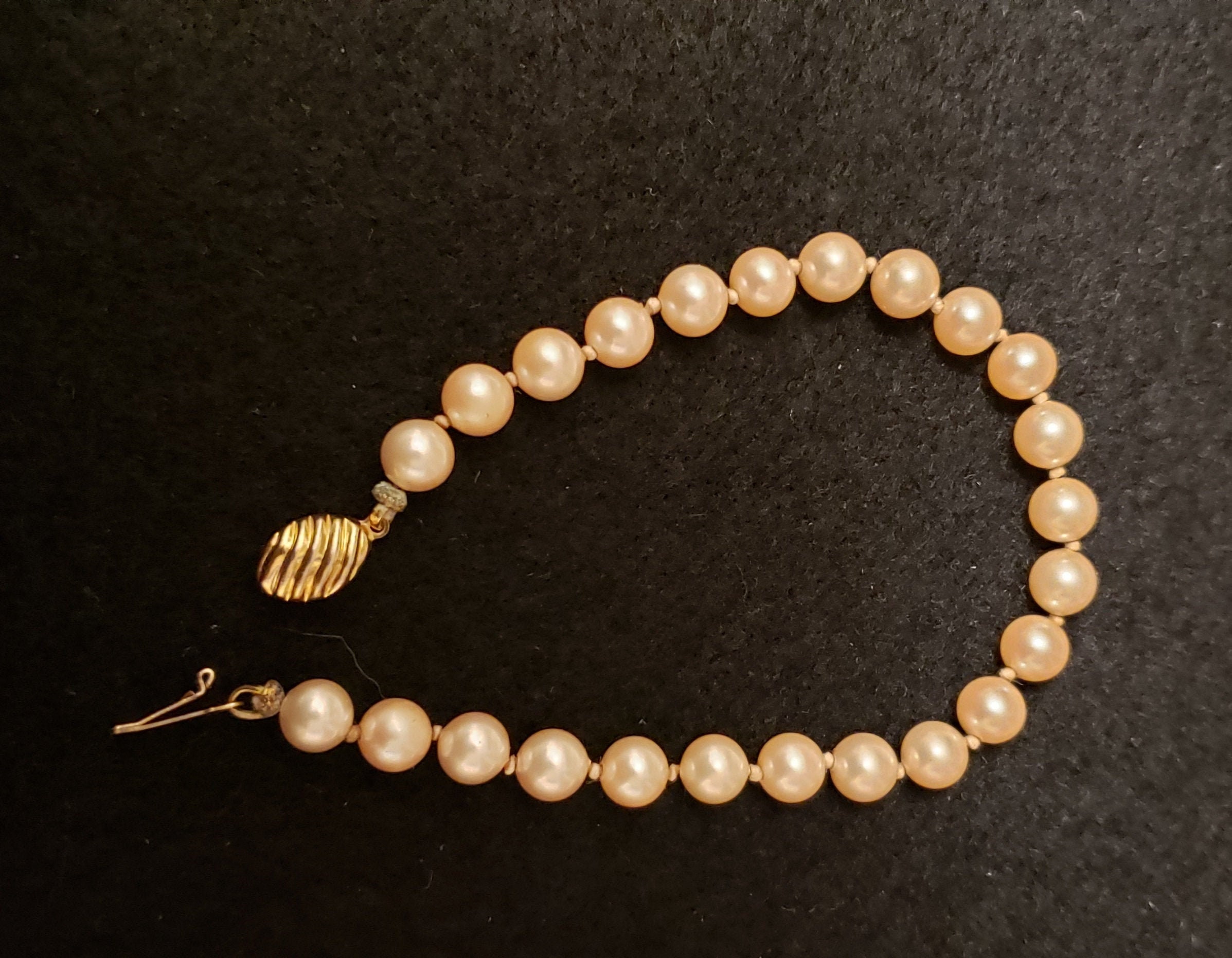 Marvella faux pearl bracelet 7 Etsy