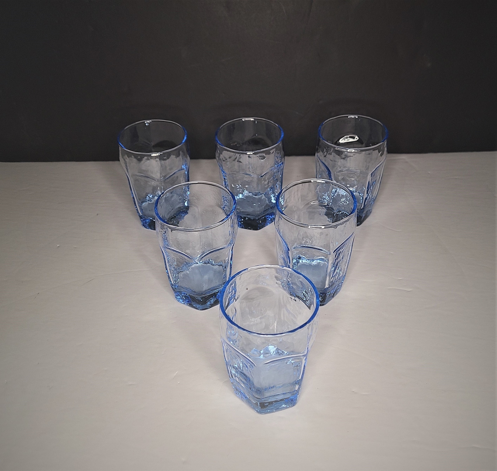 Libbey 4 oz. Juice Glasses Set of 6 in Chivalry Blue Patterned Etsy