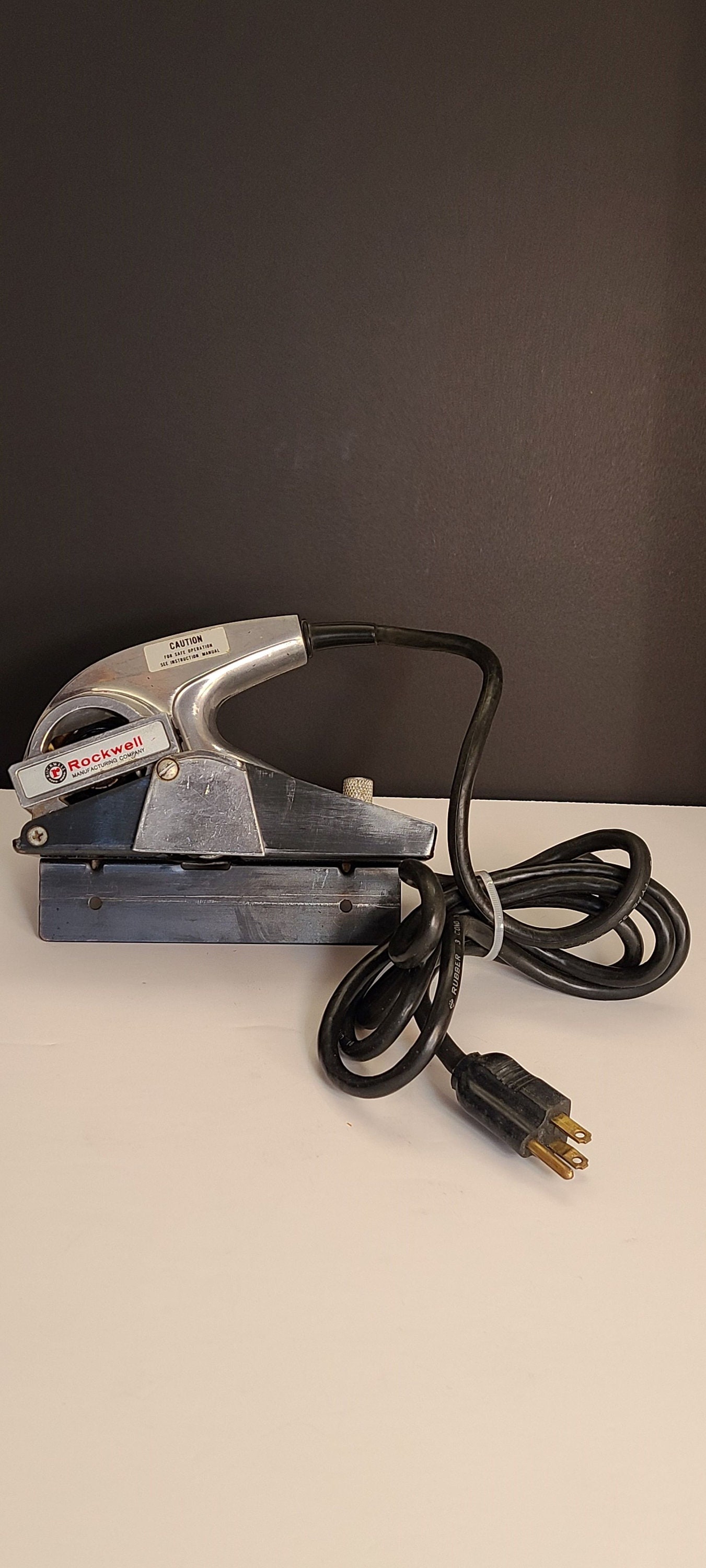 Mid Century Rockwell Power Planer 167a 