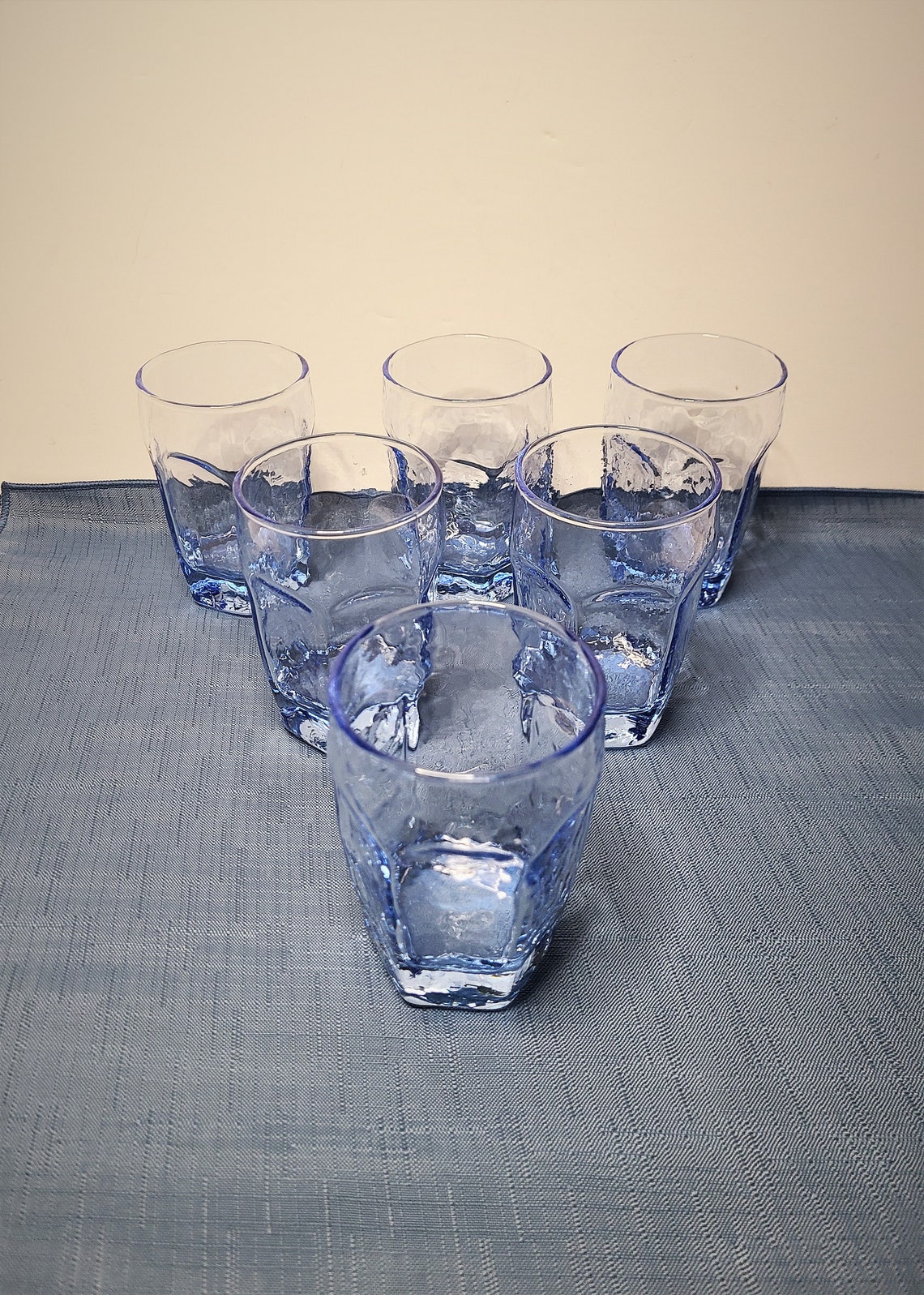 Libbey 4 Oz. Juice Glasses Set of 6 in Chivalry Blue Patterned Etsy