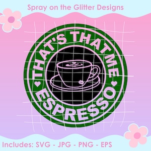 Espresso Kaffee Logo SVG PNG Jpg