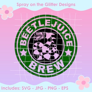 Beetlejuice Brew Coffee Logo SVG PNG JPG