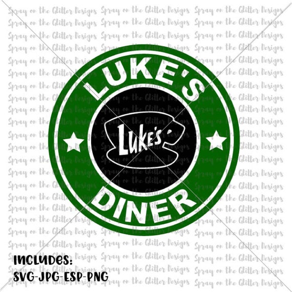 Luke S Diner Coffee Logo Svg Png Jpg Etsy