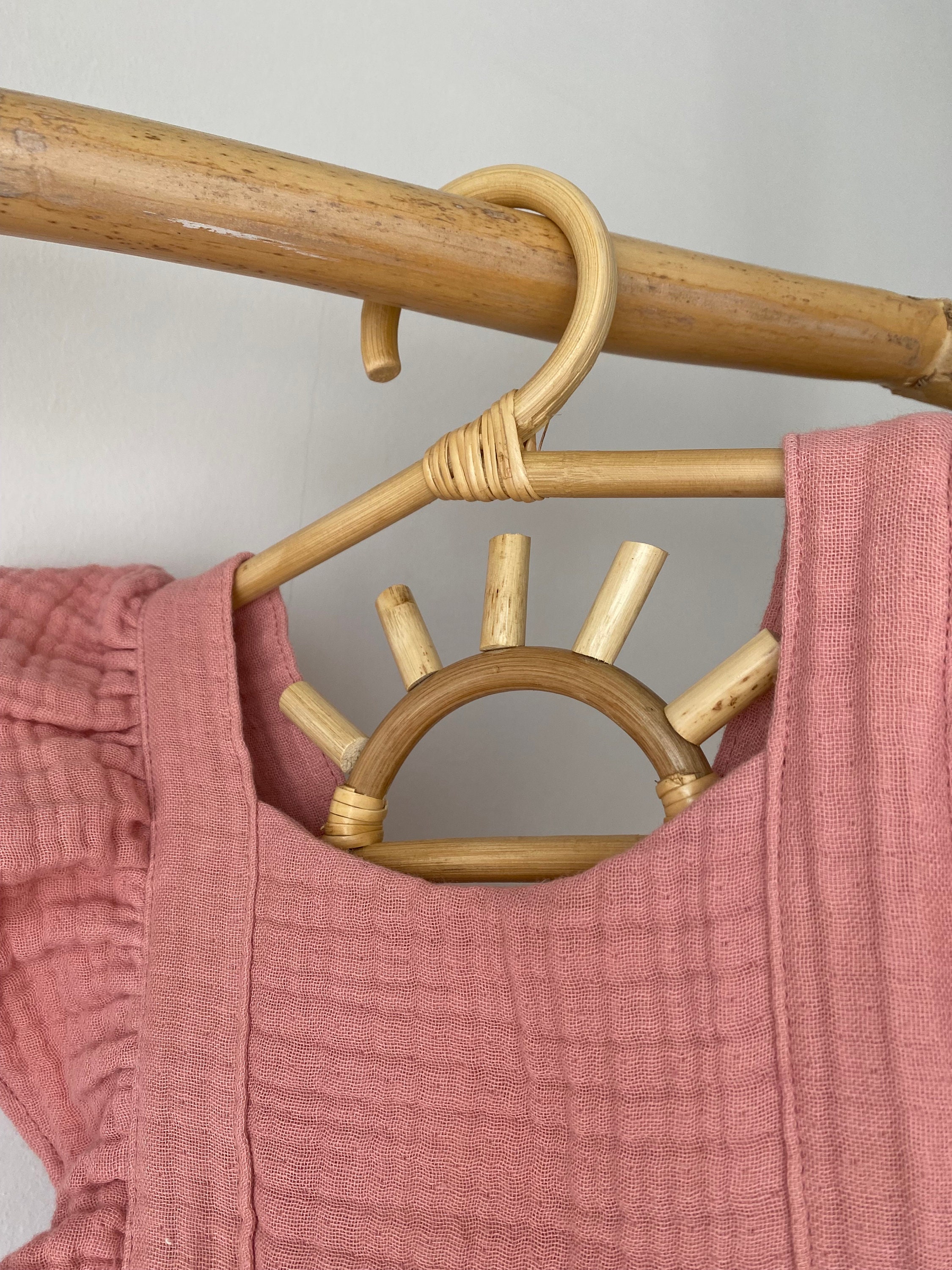 Rattan Clothing Hangers - Kids – Hello Boho Babe