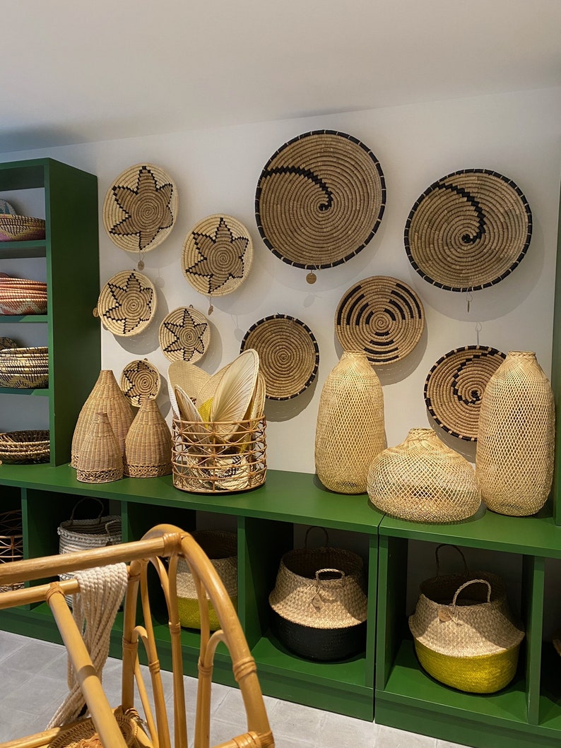 Seagrass Wall Decor. Large Wall Decor. Boho Wall Art Etsy