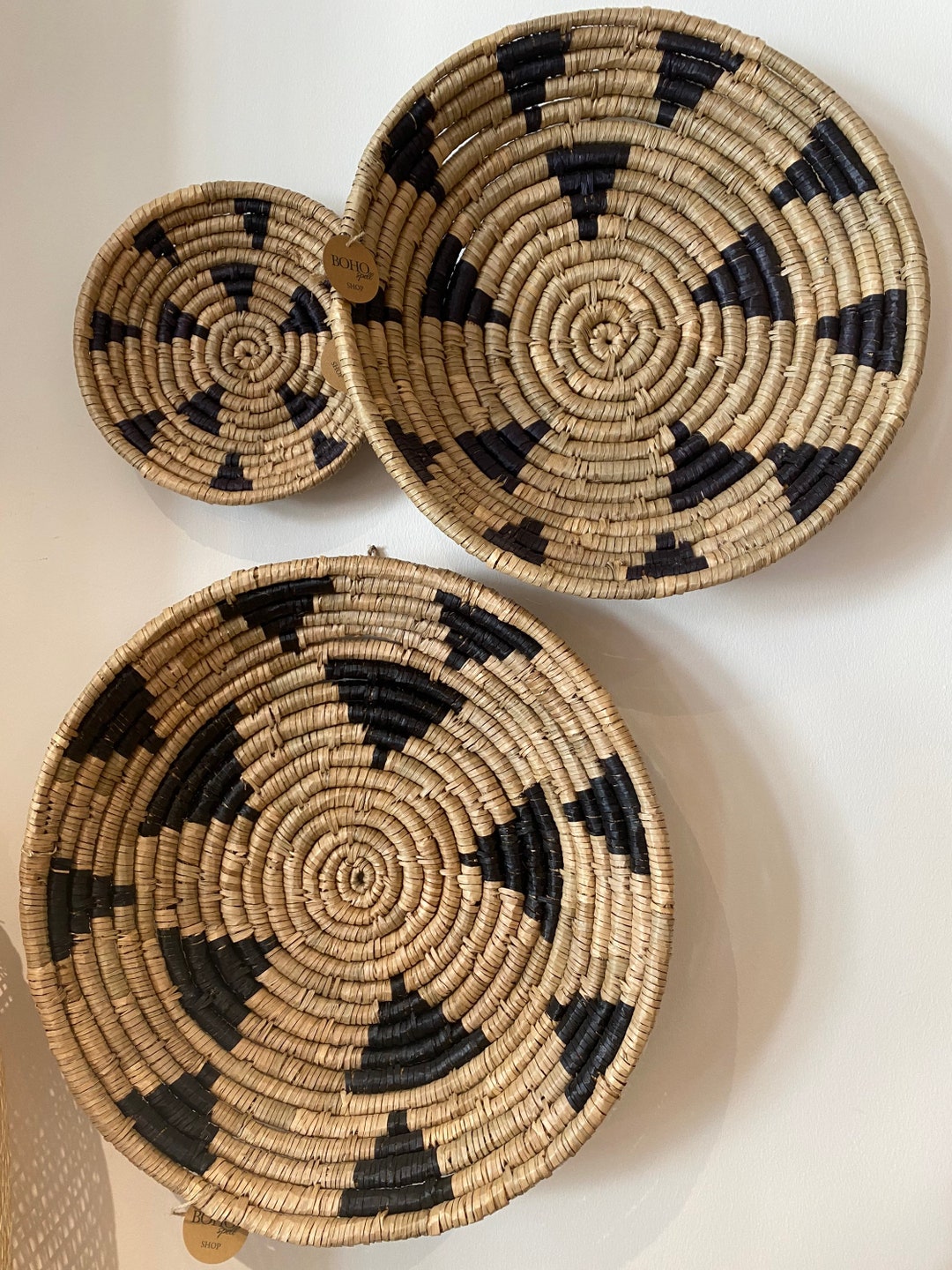 Large Wall Baskets. Ethnic Wall Decor Etsy