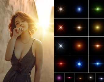 Optical Lens Flares Overlays, Lens flare overlays, Sunlight overlays, Sun overlays, Photoshop overlay, Light Leaks